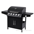 Outdoor Propane Gas Grill With Side Burner